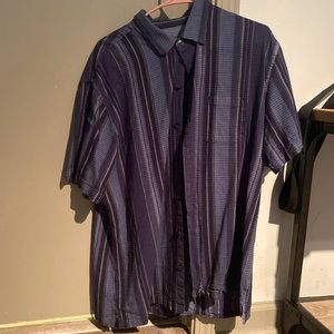 Van Heusen 17-17.5 Short Sleeve Button Down